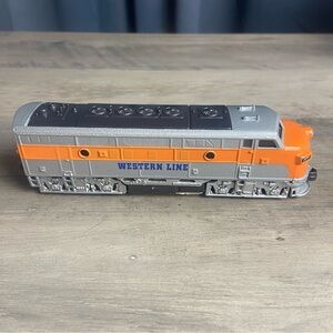 Western Line No. 1895 Pull Back Die Cast 7" Train Engine